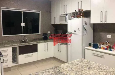 Sobrado com 3 dormitórios à venda, 190 m² por r$ 872.340,57 - vila tibiriçá - santo andré/sp