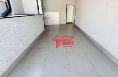 Cobertura com 2 dormitórios à venda, 50 m² - vila humaitá - santo andré/sp