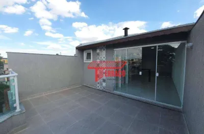 Cobertura à venda, 75 m² por r$ 740.940,00 - vila curuçá - santo andré/sp