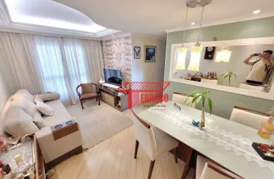 Apartamento com 2 dormitórios à venda, 49 m² por r$ 350.000,00 - vila lutécia - santo andré/sp