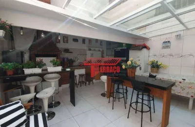 Sobrado à venda, 188 m² por r$ 901.000,00 - vila pires - santo andré/sp