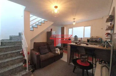 Cobertura com 2 dormitórios à venda, 116 m² por r$ 530.000,00 - vila pires - santo andré/sp