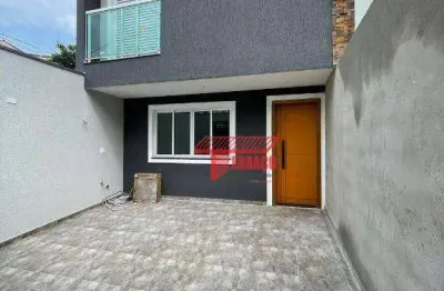Sobrado com 2 dormitórios à venda, 70 m²  - parque das nações - santo andré/sp