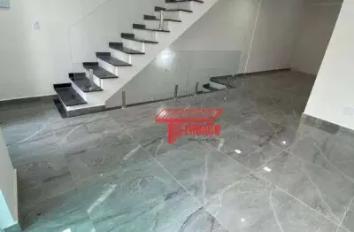Sobrado com 3 dormitórios à venda, 130 m² por r$ 665.000,00 - vila guarani - santo andré/sp