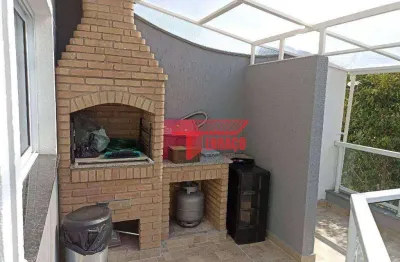Sobrado à venda, 107 m² por r$ 640.000,00 - vila cecília maria - santo andré/sp
