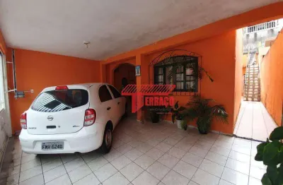 Sobrado com 4 dormitórios à venda, 150 m² por r$ 430.000,00 - jardim santo andré - santo andré/sp