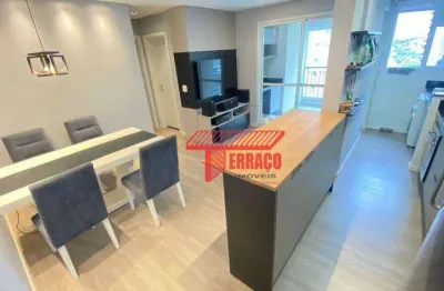 Apartamento com 2 dormitórios, 65 m² - jardim - santo andré/sp