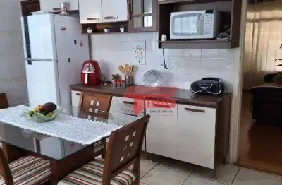 Sobrado com 2 dormitórios à venda, 145 m² - jardim do estádio - santo andré/sp