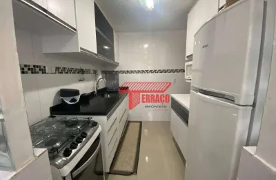 Apartamento com 2 dormitórios à venda, 55 m² por r$ 220.000,00 - jardim alvorada - santo andré/sp