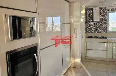 Apartamento com 3 dormitórios à venda, 128 m² - centro - santo andré/sp