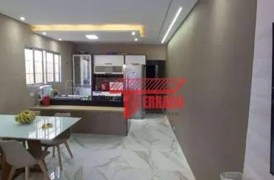 Casa com 3 dormitórios à venda, 194 m² - vila vitória - santo andré/sp