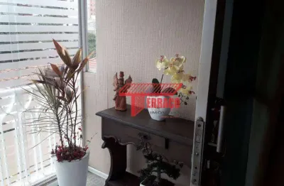 Apartamento com 2 dormitórios à venda, 90 m² - centro - santo andré/sp