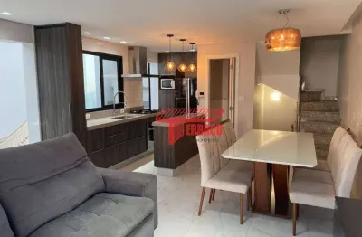 Sobrado com 2 dormitórios à venda, 176 m² - parque das nações - santo andré/sp