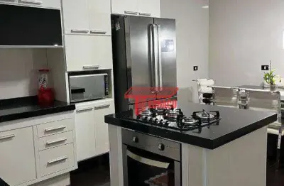 Sobrado com 3 dormitórios à venda, 200 m² - jardim ocara - santo andré/sp