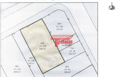 Terreno à venda na Rua Sete de Setembro, Vila Alzira, Santo André