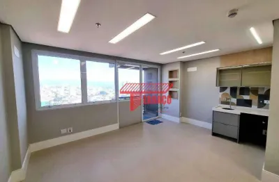 Sala para alugar, 33 m² por r$ 2.945,58/mês - vila homero thon - santo andré/sp
