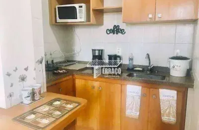 Flat com 1 dormitório à venda, 44 m² por r$ 287.000,00 - centro - santo andré/sp