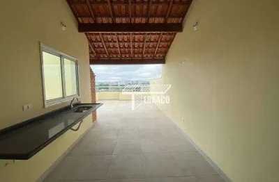 Cobertura com 2 dormitórios à venda, 110 m² por r$ 420.000 - vila helena - santo andré/sp