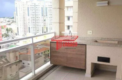 Apartamento com 3 dormitórios para alugar, 128 m² - centro - santo andré/sp