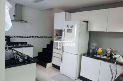 Cobertura à venda, 117 m² por r$ 730.000,00 - jardim stetel - santo andré/sp