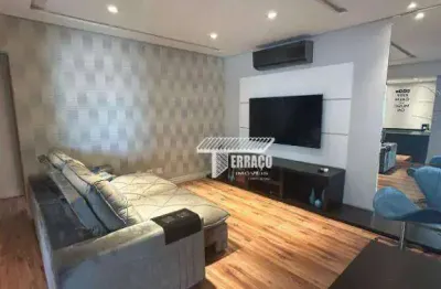 Apartamento à venda, 127 m² por r$ 1.300.000,00 - vila scarpelli - santo andré/sp