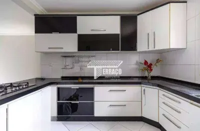 Sobrado com 3 dormitórios à venda, 152 m² por r$ 890.000,00 - vila bartira - santo andré/sp