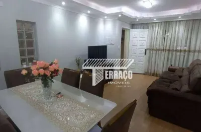 Sobrado com 3 dormitórios à venda, 197 m² por r$ 790.000,00 - vila scarpelli - santo andré/sp