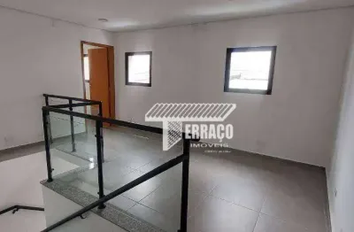 Sobrado para alugar, 100 m² por r$ 4.195,00/mês - centro - santo andré/sp