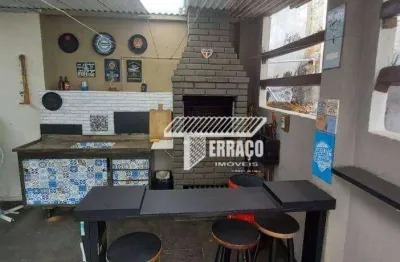 Casa com 3 dormitórios à venda, 100 m² por r$ 580.000,00 - vila scarpelli - santo andré/sp