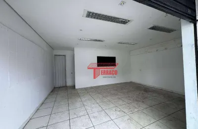 Salão para alugar, 40 m²  - vila alzira - santo andré/sp