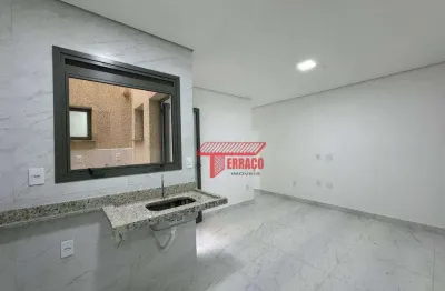 Apartamento com 2 dormitórios, 42 m² - venda ou aluguel - jardim do estádio - santo andré/sp