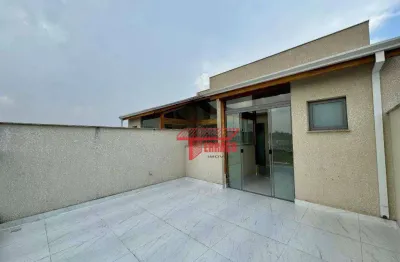 Cobertura com 2 dormitórios, 63 m² - venda ou aluguel  - jardim do estádio - santo andré/sp
