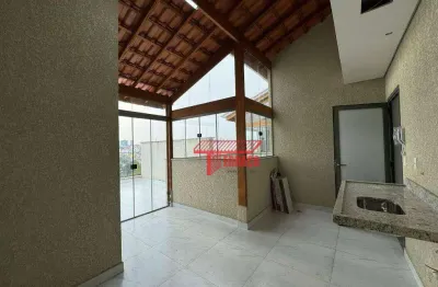 Cobertura com 2 dormitórios, 63 m² - venda ou aluguel  - jardim do estádio - santo andré/sp