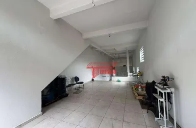 Salão para alugar, 107 m² por r$ 2.245,00/mês - jardim do estádio - santo andré/sp