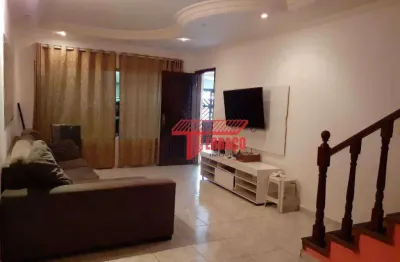 Sobrado com 3 dormitórios à venda, 183 m² por r$ 950.000,00 - jardim do estádio - santo andré/sp