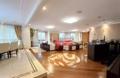 Apartamento com 4 dormitórios à venda, 385 m² por r$ 4.500.000,00 - jardim - santo andré/sp
