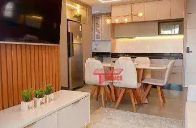 Apartamento com 2 dormitórios à venda, 56 m² por r$ 710.000,00 - jardim do mar - são bernardo do campo/sp