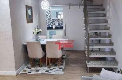 Cobertura à venda, 62 m² por r$ 760.000,00 - nova gerti - são caetano do sul/sp