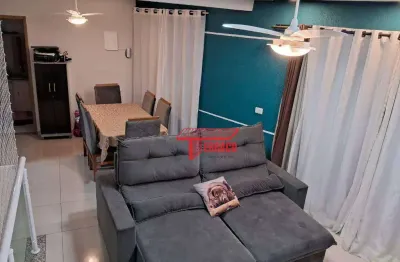 Sobrado com 3 dormitórios à venda, 164 m² por r$ 720.000,00 - vila linda - santo andré/sp