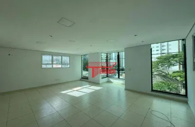 Andar corporativo para alugar, 195 m² - jardim - santo andré/sp
