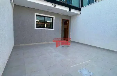 Sobrado com 2 dormitórios, 96 m² - venda por r$ 630.000,00 ou aluguel por r$ 2.825,78/mês - jardim santo alberto - santo andré/sp