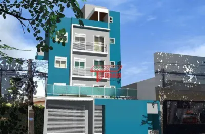 Apartamento com 2 dormitórios à venda, 44 m² por r$ 425.000,00 - paraíso - santo andré/sp