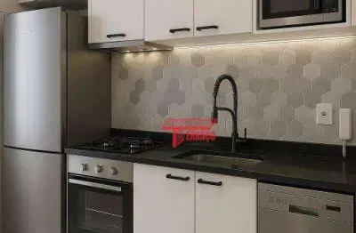 Apartamento com 2 dormitórios à venda, 56 m²  - parque novo oratório - santo andré/sp