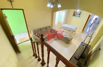 Casa com 2 dormitórios à venda, 162 m² por r$ 490.000,00 - vila linda - santo andré/sp