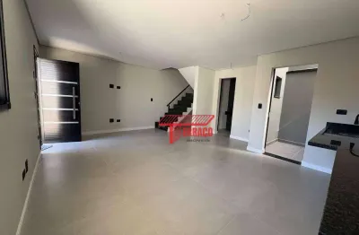Sobrado com 2 dormitórios à venda, 93 m² por r$ 745.000,00 - vila linda - santo andré/sp
