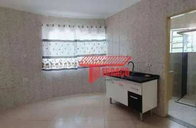 Casa com 2 dormitórios para alugar, 100 m² - jardim do estádio - santo andré/sp