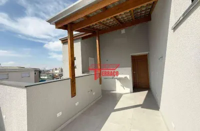 Cobertura com 2 dormitórios à venda, 100 m² - parque oratório - santo andré/sp