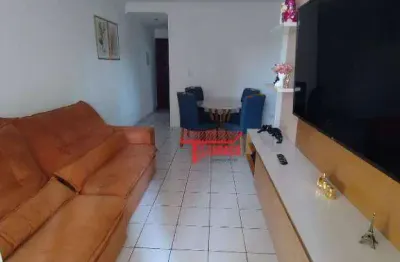 Apartamento com 2 dormitórios à venda, 55 m² - jardim do estádio - santo andré/sp