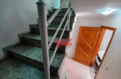 Sobrado com 3 dormitórios à venda, 190 m² por r$ 950.000 - vila linda - santo andré/sp
