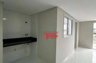 Cobertura com 2 dormitórios à venda, 120 m² - vila linda - santo andré/sp